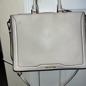 Michael Kors Cream Leather Handbag